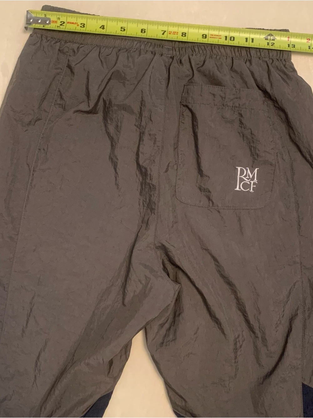 adidas Men’s Real Madrid Originals Dark Gray Track Pants, Size Small (Unisex) - Picture 6 of 11